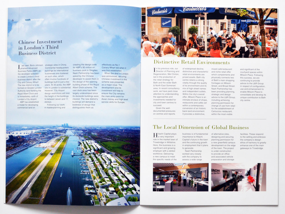 nash partnership review magazine inner spread pages