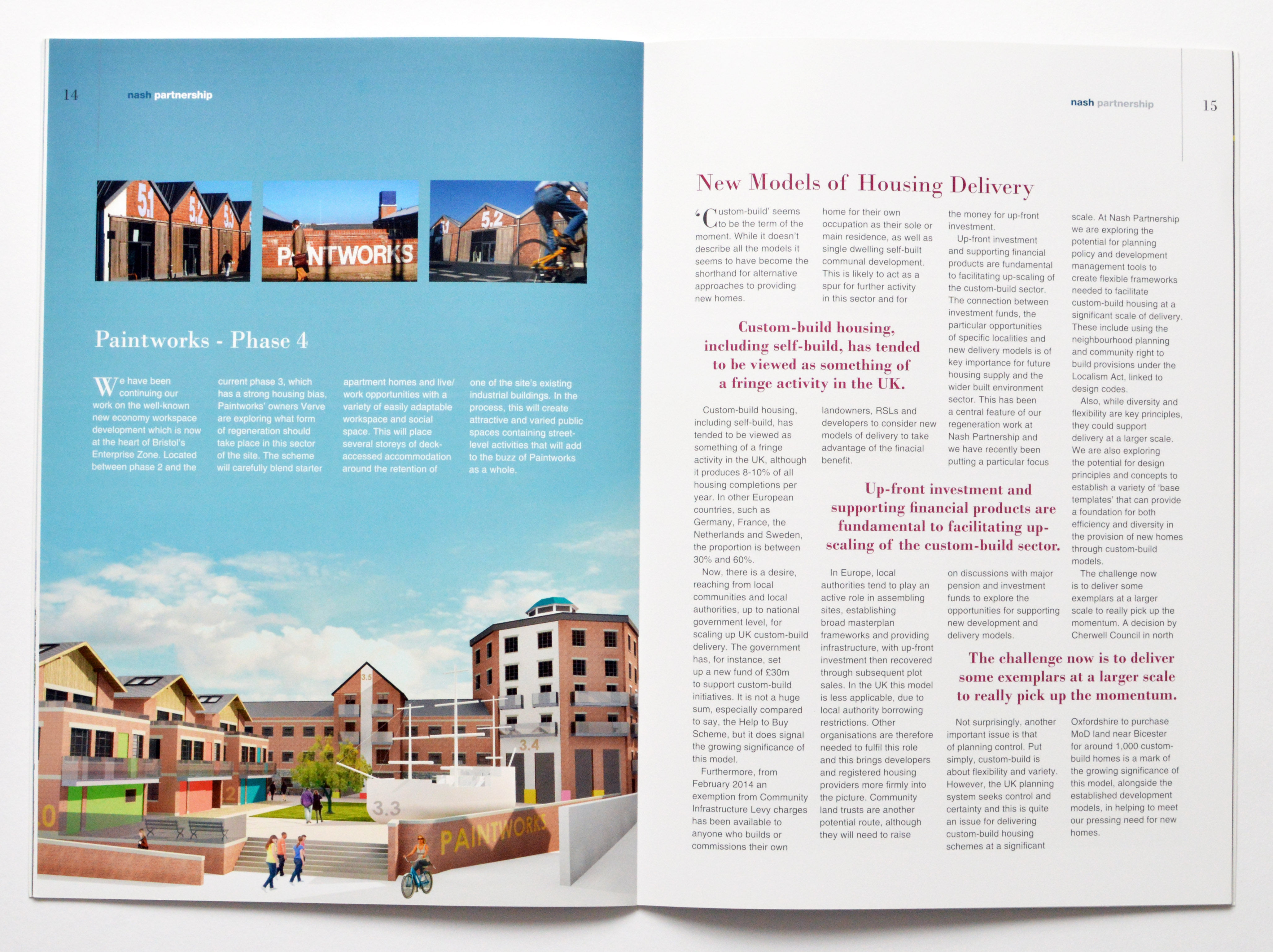 nash partnership review magazine inner spread pages