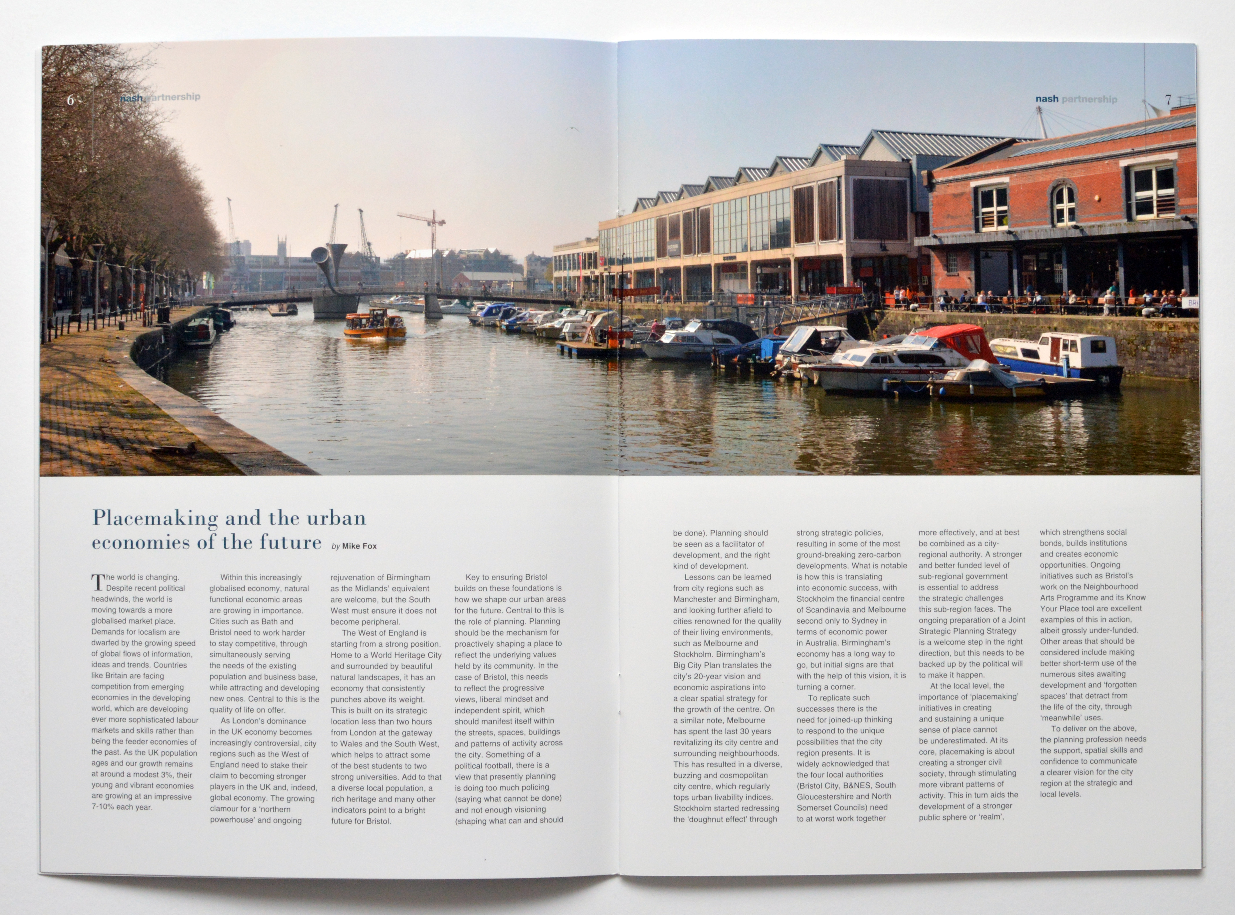 nash partnership review magazine inner spread pages