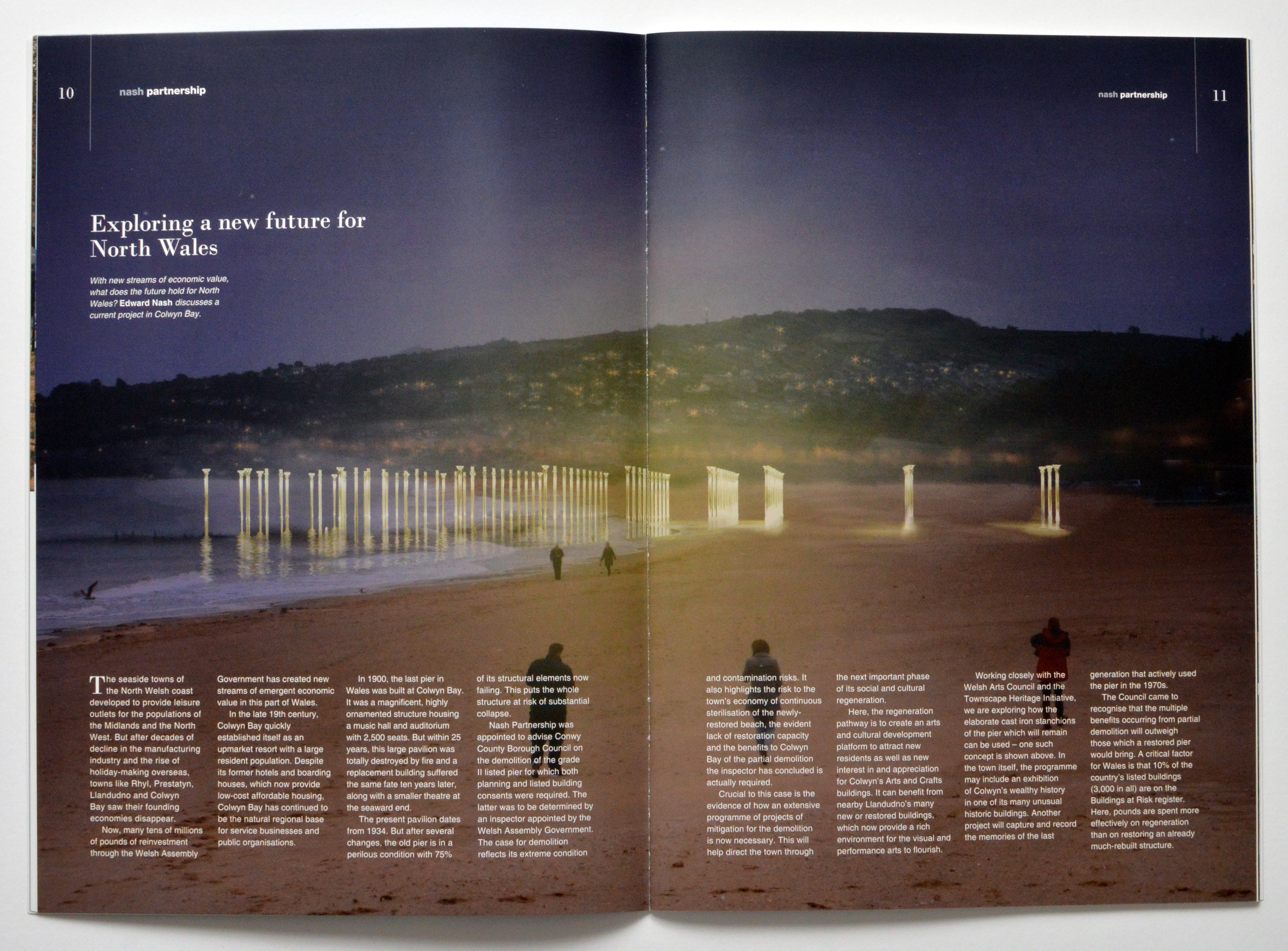 nash partnership review magazine inner spread pages