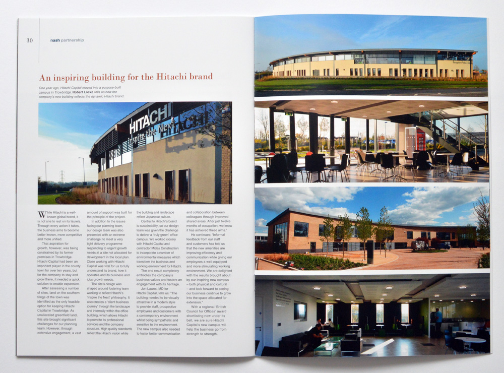 nash partnership review magazine inner spread pages