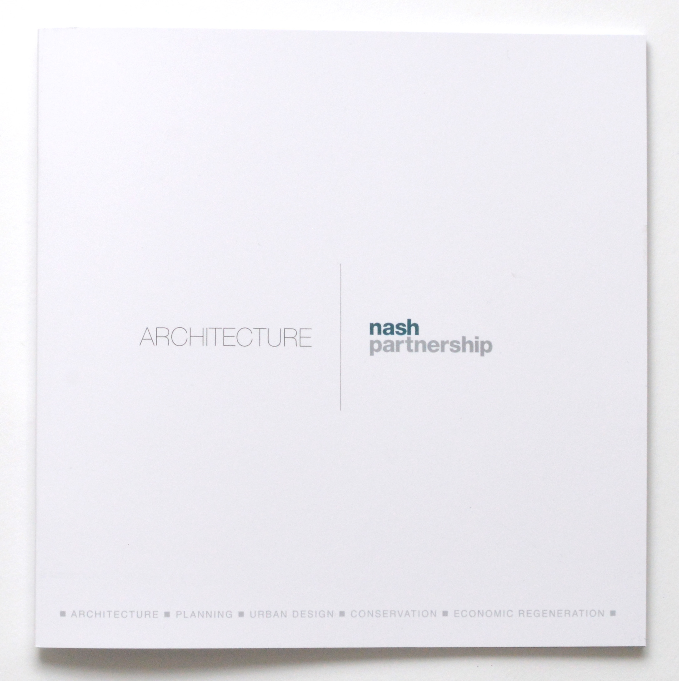 Nash Partnership architectrue brochure front cover