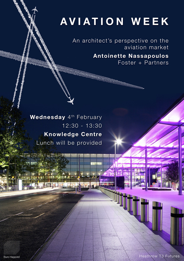 Buro Happold Aviation Week poster Wednesday