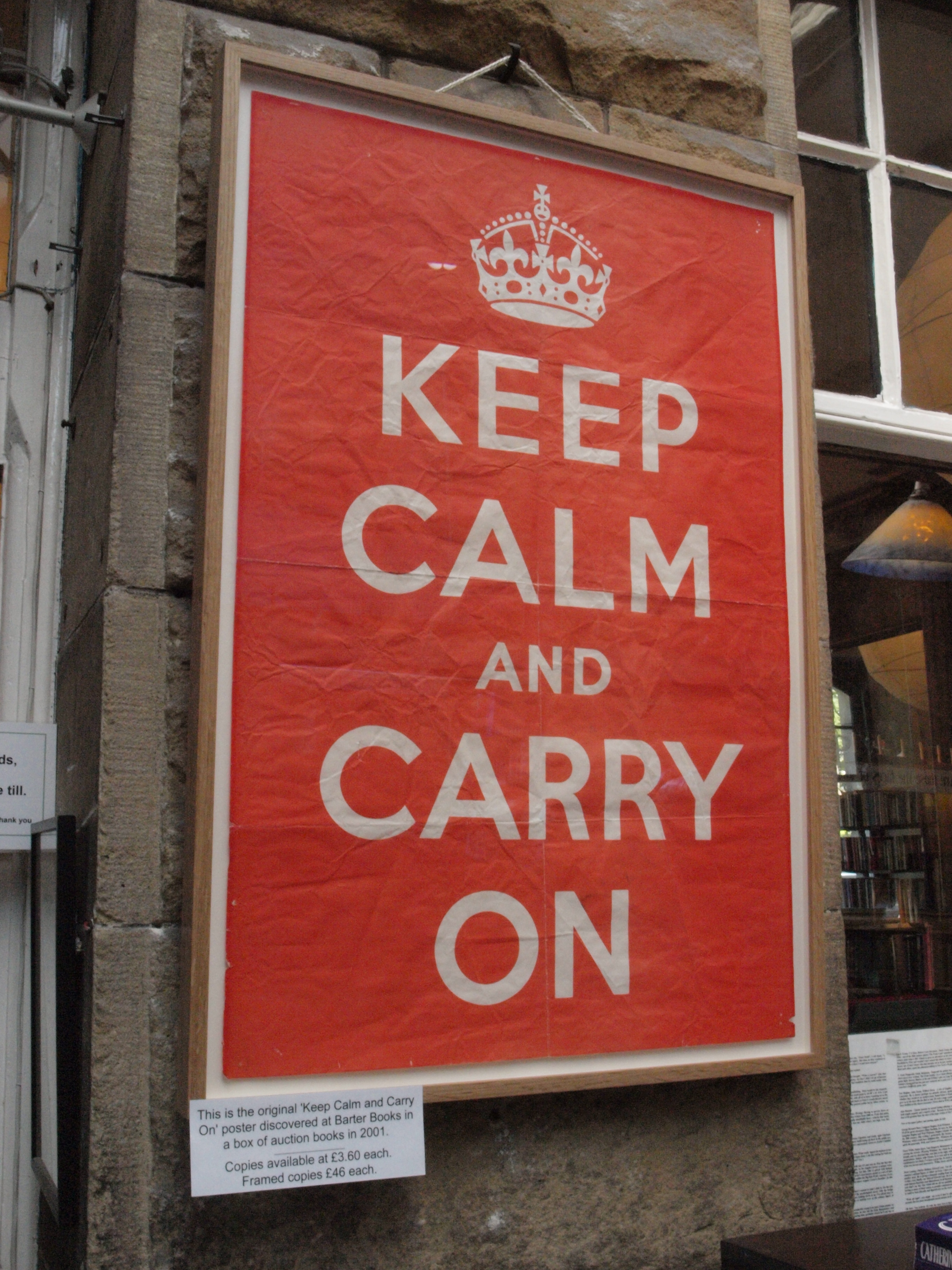 Keep calm and carry on is totally played