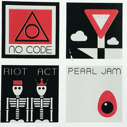 Pearl Jam screen print fan art poster