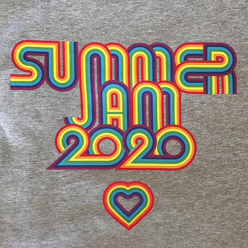 Summer Jam 2020 festival T-shirt design